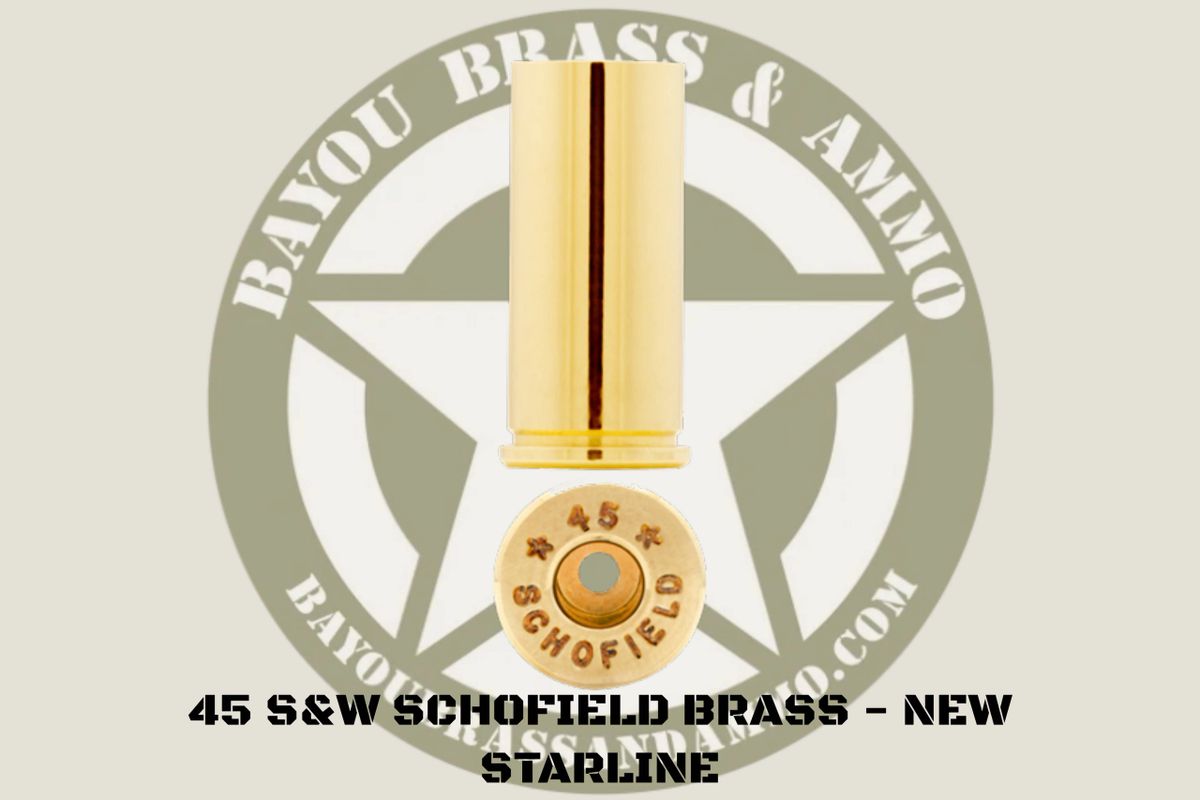 45 S&W Schofield Brass