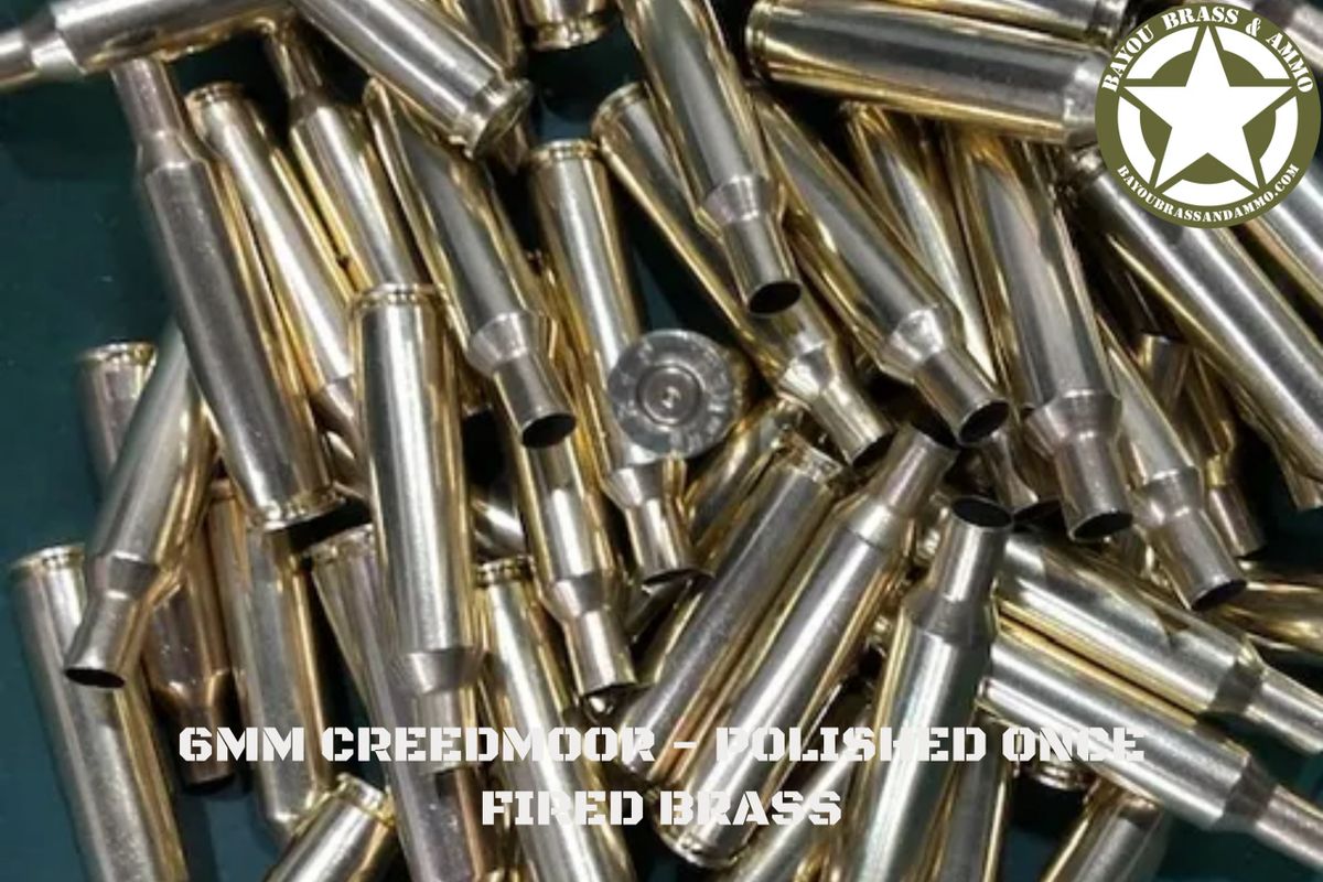 ONCE FIRED BRASS 6.5 CREEDMOOR - 100 QNT - Fierce Firearms