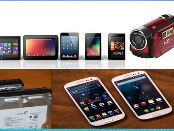 transfer old video and pictures from old cell phones, smartphones and tablets  to DVD or a video fil