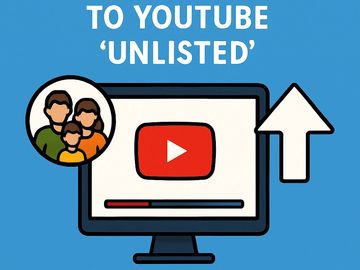 upload your family videos to youtube to share with your family and friend