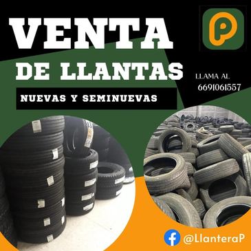 Venta de llantas nuevas y seminuevas