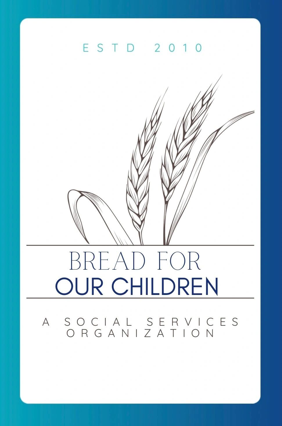 Screenshot of Bread for our children website
