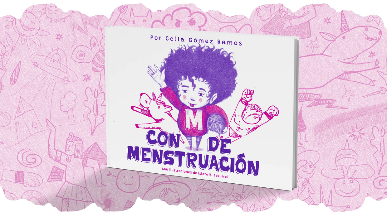 Portada del libro ilustrado Con M de menstruación