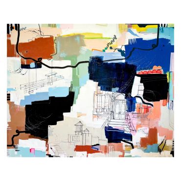 Commissioned piece, 60"x48"