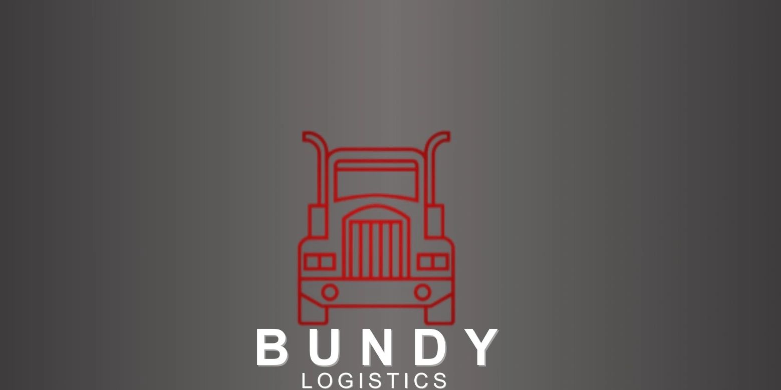 Logo of Bundy Logistics featuring a red truck.