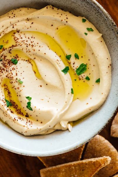 Black Seed Oil Drizzled Hummus