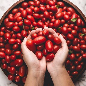 tomates cerejas