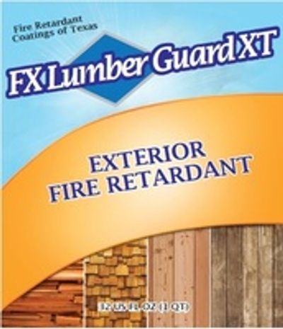 FX LumberGuard XT :
Interior/Exterior fire retardant coating for raw (unfinished) wood. 