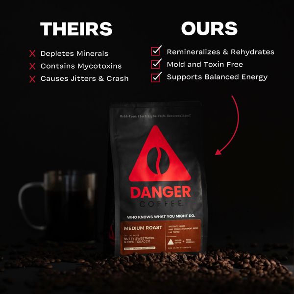Danger Coffee is here to change that. No mold, no toxins. 