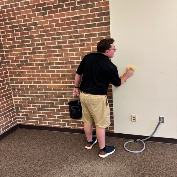 Brother Tony preps wall for prime time