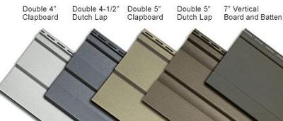 different siding colors