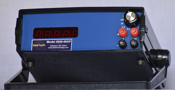 HebTech Model 5050-06XP, High Resolution, Digital Ohmmeter, 5 1/2 digit display