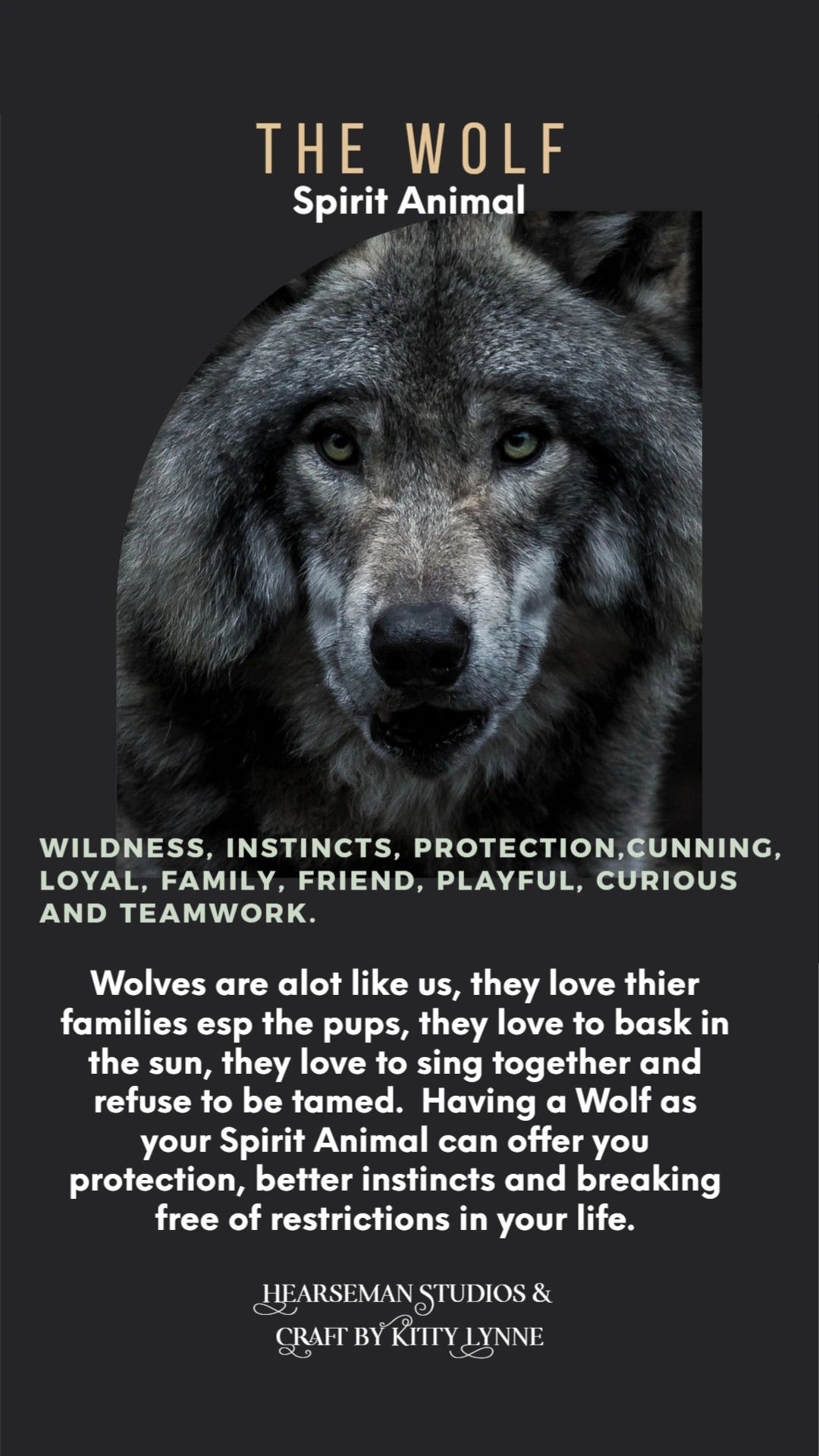 Spirit Animal -The Wolf Spirit Animal -The Wolf