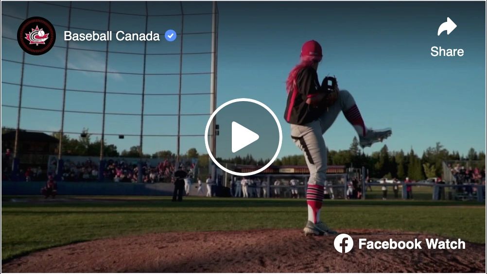 Abbotsford's pink-haired pitching phenom throws 83 mph fastball