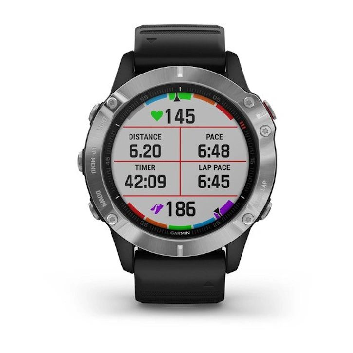 Garmin Fenix 6 Silver with Black