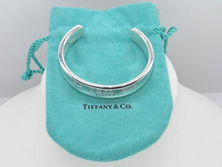 Tiffany & Co. 1837 Sterling Silver 925 Cuff Bangle