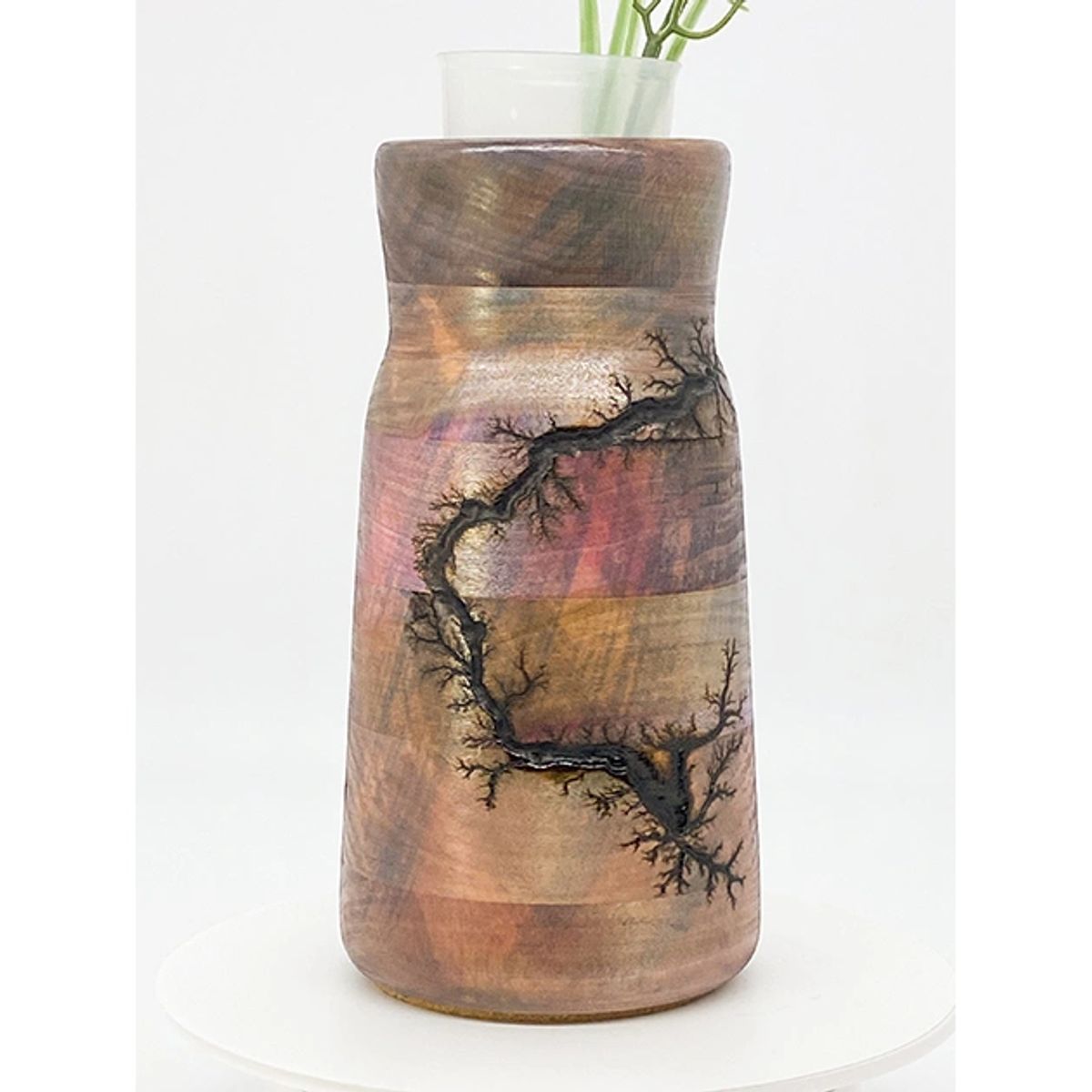 Fractal Burn Vase FB003