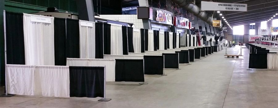 Tradeshow rental pipe and drape