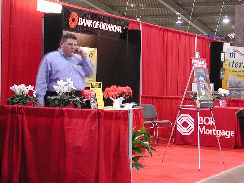 Standard red 8ft and 3ft rental drape