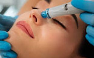 Woman Doing HydraFacial