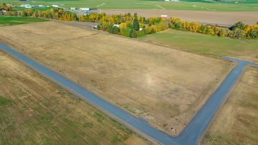 Aerial view of Manastash Estates