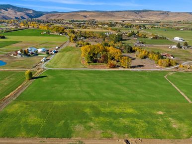 Aerial view of property for sale in Ellensburg, Washington