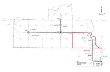 Plat map of Manastash Estates in Ellensburg, Washington