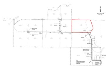Plat map of Manastash Estates in Ellensburg, Washington