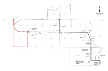 Plat map of Manastash Estates in Ellensburg, Washington