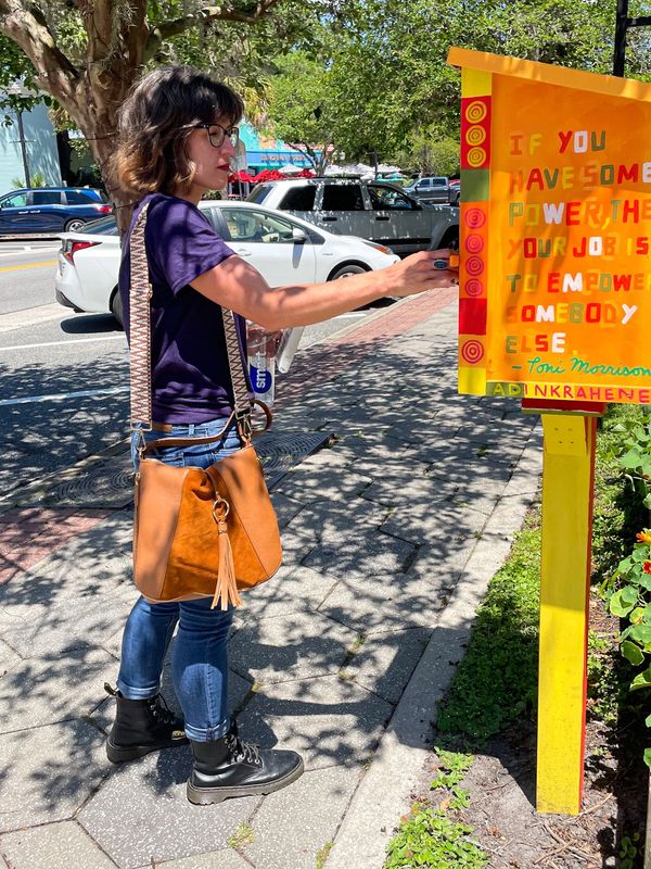 Placing novels in a Little Free Library