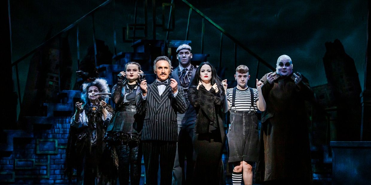 The cast of The Addams Family Musical. Photo by Pamela Raith