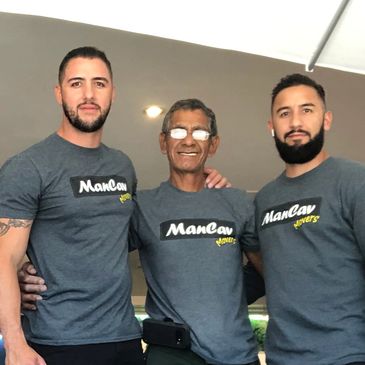 The Founders of Mancav Movers. Daniel Cavalie, Manuel Cavalie Sr., and Manuel Cavalie Jr.