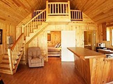 photo of loft area cabin 1