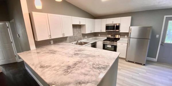 Custom Epoxy Countertop and Full Kitchen Remodel