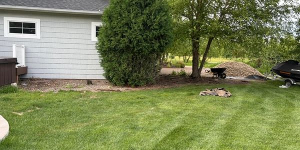 Landscaping project completed by HammerTime Landscaping LLC in Lake Elmo, MN.