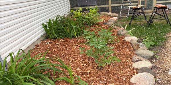 Garden Bed refresh by HammerTime Landscaping LLC in Stillwater, MN>