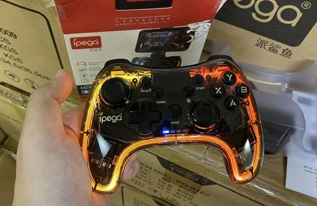Ipega PG-9228 Bluetooth Game Controller RGB Colorful Transparency Gamepad  for NS Switch MFi Games iOS