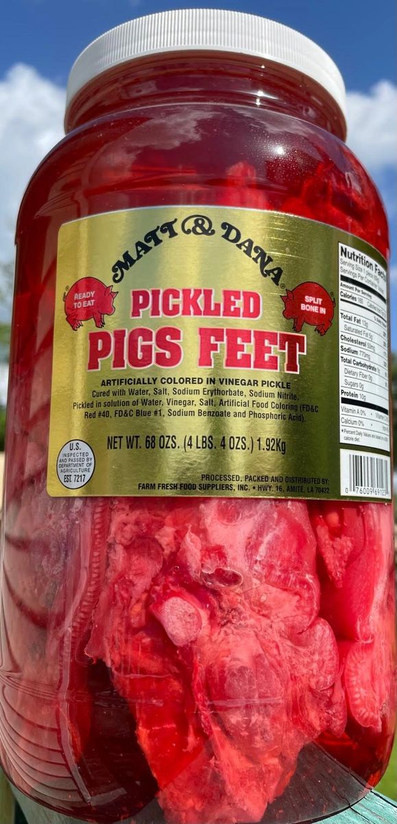 Pickled Pigs Feet 68 ozs