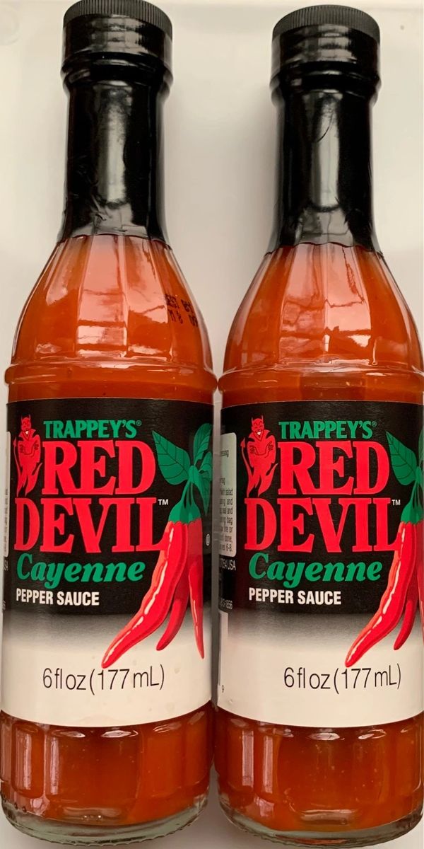 Trappey's Red Devil Cayenne Pepper Sauce - 6 fl oz. (2 Pack)