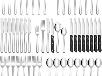 48-Piece Silverware Set