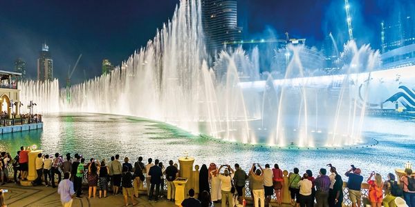 Dubai Mall Water Fountain