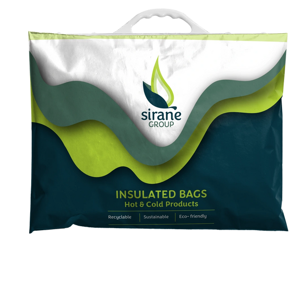 Reusable, recyclable thermally-insulated shopping bags