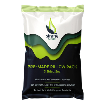 Pillow packs (centre-seal pouches) from our flexible packaging division