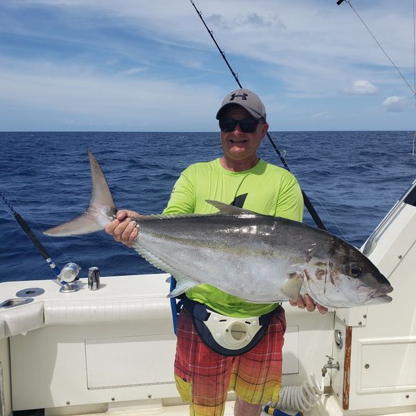 Bonaire fishing charters almaco jack