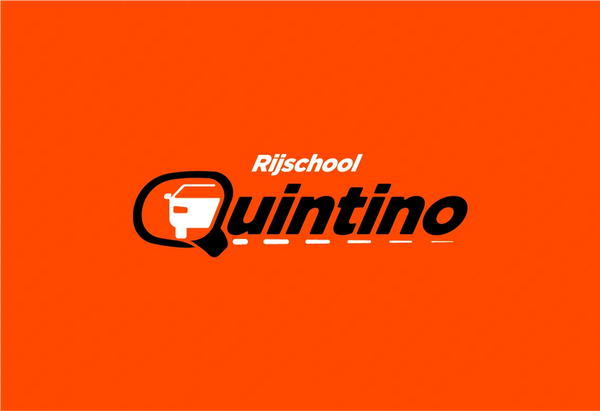 Logo for Rijschool Quintino, a driving school.
