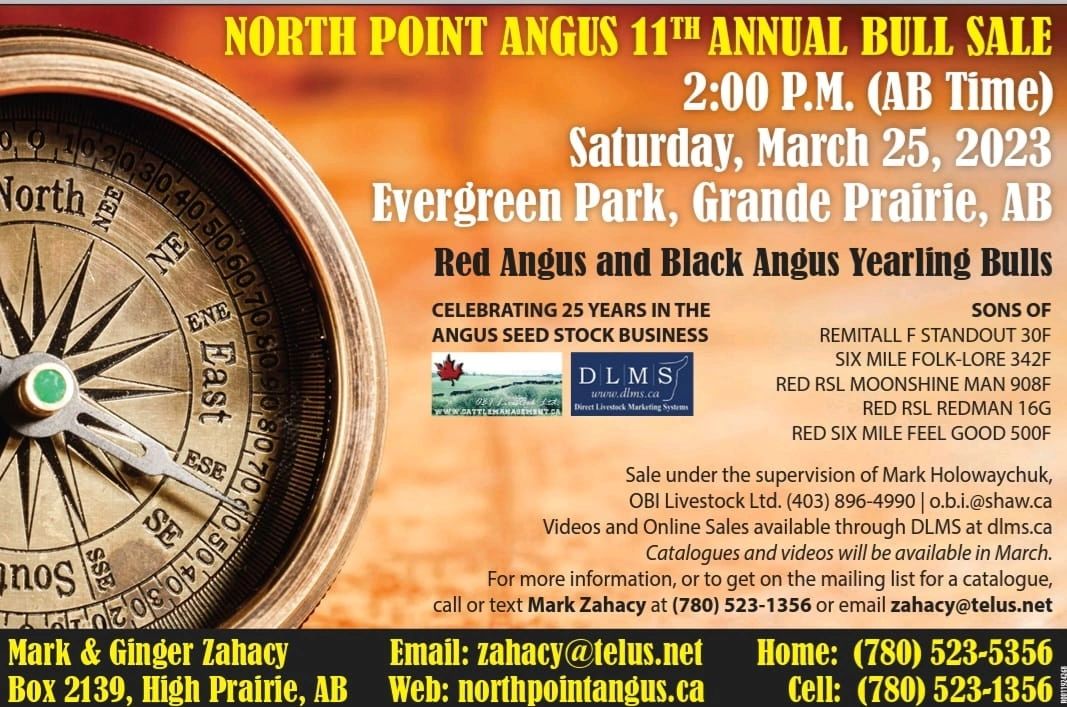 North Point Angus 2023 Bull Sale is March 25th