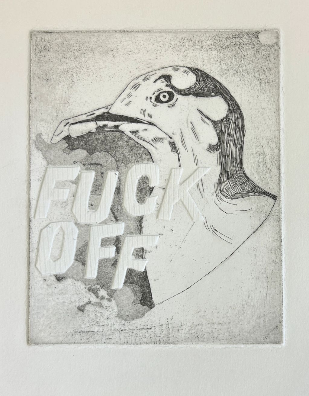 "Brighton Based"
etching and embossed 
