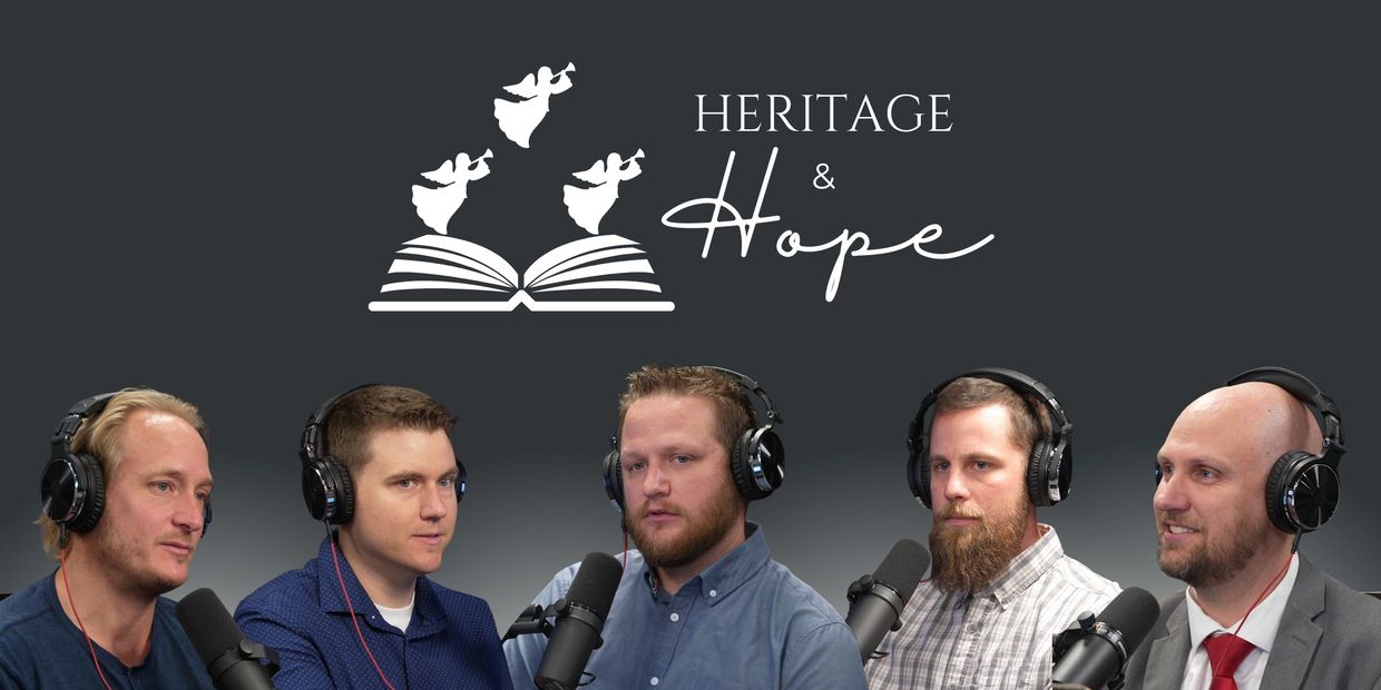 Photo of panel of male podcasters