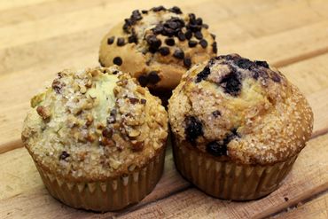 Banana Walnut, Blueberry, or Chocolate Chip Muffins