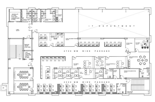 architectural floor plan